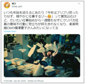 横澤夏子CM会計ソフト不快