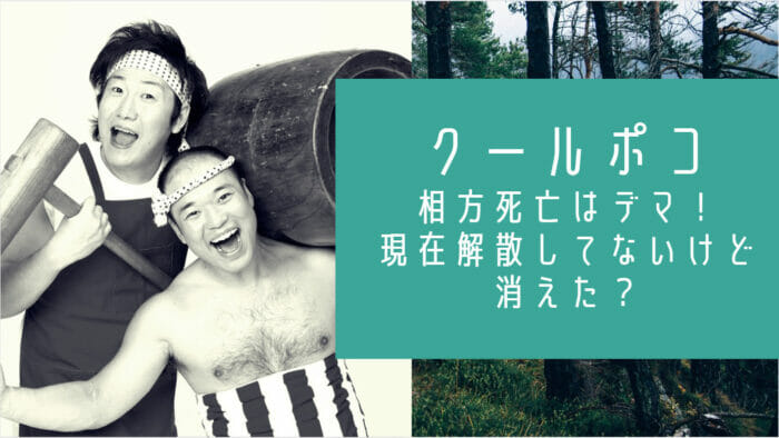 クールポコ相方死亡と現在解散